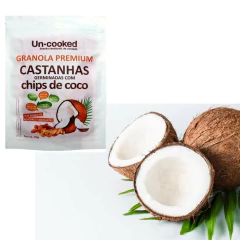 Granola Castanhas Germinadas c/ coco UNCOOKED 250g - Fruttato