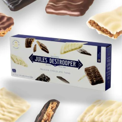 Kit 2un Biscoito Belga JULES DESTROOPER Chocolate Thins 100g - comprar online