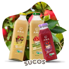 Imagem do Suco de Maçã e Pera Orgânico 100% Puro AMA 300ml