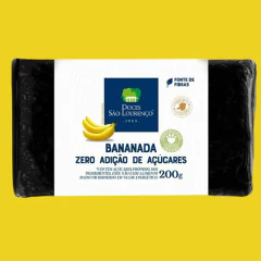 Imagem do Kit c/ 8und Bananada Natural S/ Açucar SÃO LOURENÇO 200g