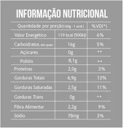 Kit c/ 10und Bolinho BeLive Double Chocolate ZERO 40g - loja online