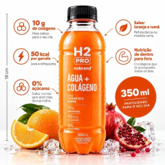 Kit 12 Água + 10g de Colágeno H2PRO 4 Sabores 350ml
