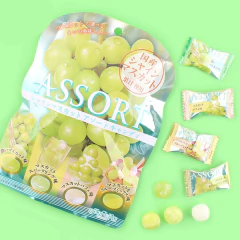 Bala Japonesa Sabor Uva Muscat Sortida (4 tipos) SENJAKU 85g - Fruttato