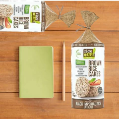 Biscoito Arroz Rice Up Sem Sal 120g Rice Up (6 pacotes) - loja online