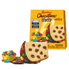 Kit c/ 6und Mini Chocottone BAUDUCCO com M&Ms 80g na internet