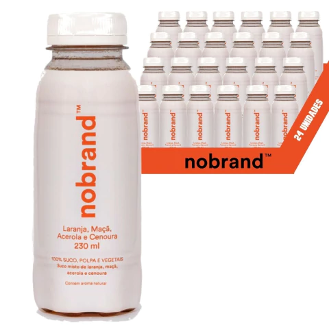 Suco de Laranja Maçã/Acerola/Cenoura NOBRAND 230ml (24 und)