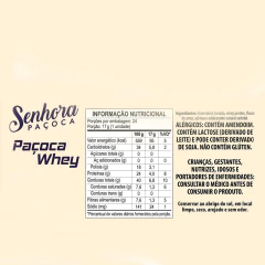 Paçoca com Whey Protein Display (24x17g) SENHORA - loja online