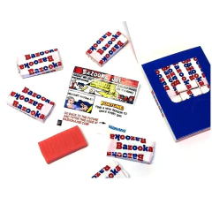 Kit 12un Chiclete BAZOOKA Original Throwback Mini Wallet 36g na internet