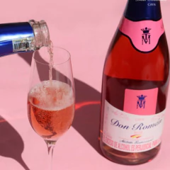 Cava Espanhola DON ROMAN Brut Rose 750ml - Fruttato