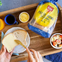 Pão de Forma Tradicional sem Glúten Schar 200g - comprar online