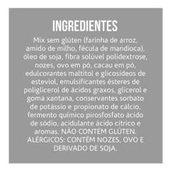 Kit c/ 20und Brownie BeLive Chocolate c/ Nozes Zero 40g