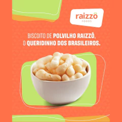 Kit 40und Biscoito de Polvilho Salgado S/ Gluten RAIZZÔ 40g na internet