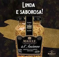 Mostarda MAILLE a moda antiga (l'ancienne) 210g (6 vidros) - comprar online