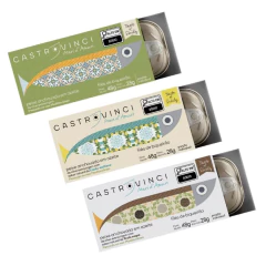 Kit c/ 3und Anchovas Sabores Variados Castrovinci 48g