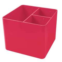 Porta Objetos Full Color Pink c/3 Divisórias DELLO