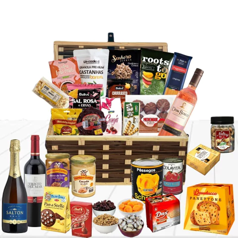 Cesta de Natal Especial PERUGIA com 30 Itens - Natal 2025 - comprar online