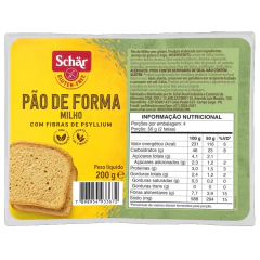 Pão de Forma Milho Sem Glúten SCHAR 200g