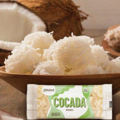 Cocada Branca MELARÉ Pacote 220g na internet