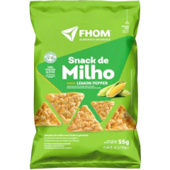Snack de Milho Lemon Pepper S/ Gluten FHOM 55g