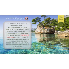 Kit c/ 2und File de Anchovas em Azeite EVO Castrovinci 100g - Fruttato