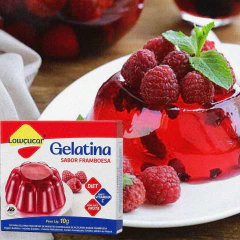 Gelatina Framboesa LOWÇÚCAR 10g na internet