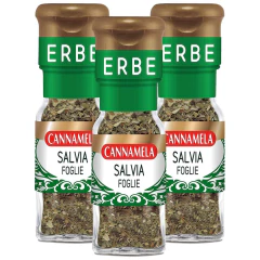 Kit c/ 3und Folhas de Sálvia CANNAMELA 8g