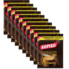 Kit c/ 3und Café Instantâneo em Pó 3 em 1 KOPIKO 250g - Fruttato