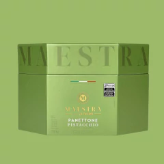 Panettone de Pistache c/ Gotas de Chocolate LA PASTINA 750g - Fruttato