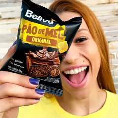 Kit c/ 10und Pao de Mel BeLive Original Sem Gluten 45g - loja online
