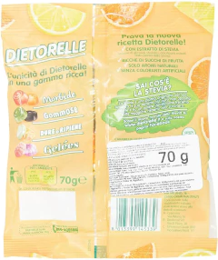 Bala DIETORELLE Arancia e Limone c/ Stévia 70g (6 unidades) na internet