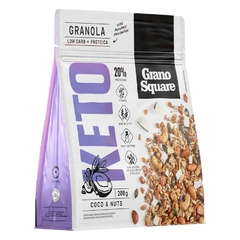 Kit c/ 3und Granola Keto Low Carb GranoSquare 200g
