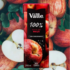 Suco Del Valle 100% Fruta Sabor Maçã TP 200ML - Fruttato
