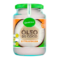 Oleo de Coco Coconut Qualicoco Extra Virgem 500mL (3 vidros) - comprar online