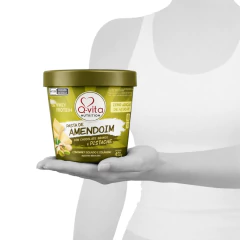 Kit 2 Pasta de Amencoim Choc. Branco e Pistache QVITA 450g na internet