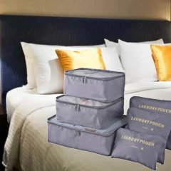 Jogo de Necessaire com 6 Peças SEANITE Travel - Cinza na internet