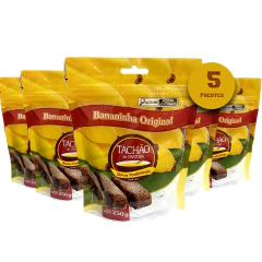 Bananinha Original TACHÃO DE UBATUBA 250g (5 pacotes)