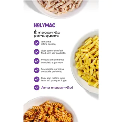 Kit 3 Macarrão Proteico S/ Glúten Mac Alfredo HOLYSOUP 200g - loja online