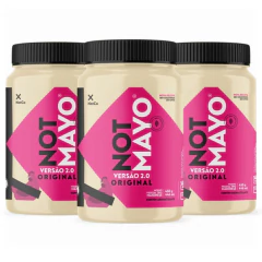 Kit c/ 3un Maionese Vegana Not Mayo Original 450g