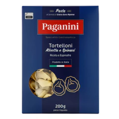Macarrão Tortelloni Ricota e Espinafre PAGANINI 250g