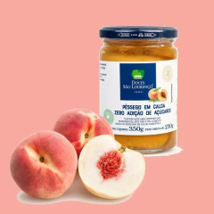 Pessego em Calda Zero SÃO LOURENÇO 350g (4 vidros) - loja online