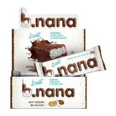 Beat B.ANANA coco e Chocolate s/ açucar 12x30g