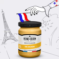 Kit c/ 3und Mostarda REINE DE DIJON Forte 200g (França) - comprar online