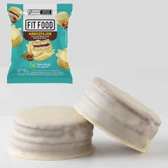 Kit 12und Alfajor de Arroz c/ Choc Branco-Avelã FIT FOOD 26g - Fruttato