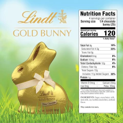 Chocolate Branco Lindt Gold Bunny Coelho 100g na internet