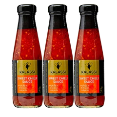 Kit c/ 3und Molho Tailandês KALASSI Sweet Chilli 245g