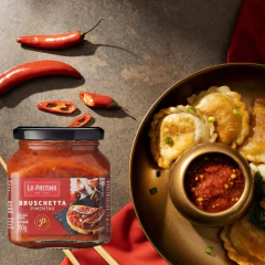 Kit c/ 3und Bruschetta de Pimentão LA PASTINA 280g - comprar online