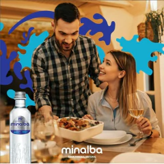 Imagem do Kit c/ 12und Água Mineral S/ Gás PREMIUM MINALBA Vidro 300ml