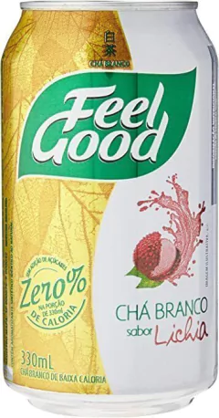 Kit c/ 6und Chá Branco FEEL GOOD C/ Lichia 330ml - loja online