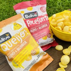 Kit Lanche Escolar Salgadinho Saudável BELIVE (40 pacotes) - Fruttato