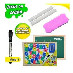 Lousa ABC Magnética 60X40cm 8cm na internet